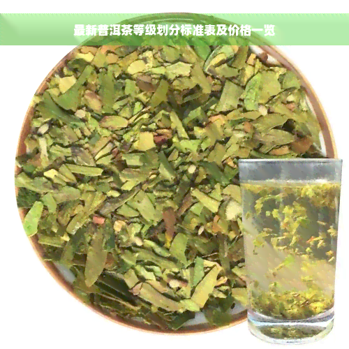 最新普洱茶等级划分标准表及价格一览