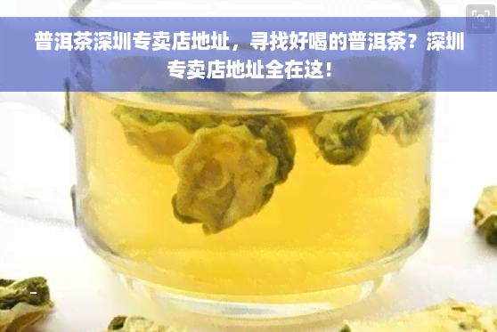 普洱茶深圳专卖店地址，寻找好喝的普洱茶？深圳专卖店地址全在这！