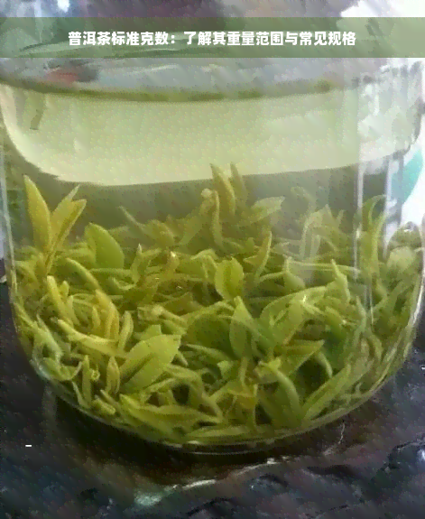 普洱茶标准克数：了解其重量范围与常见规格