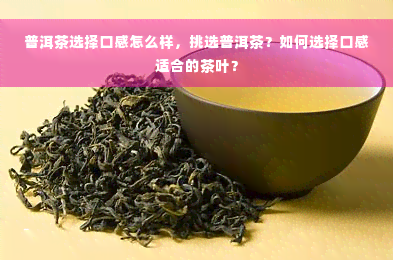 普洱茶选择口感怎么样，挑选普洱茶？如何选择口感适合的茶叶？