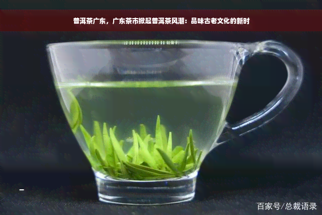 普洱茶广东，广东茶市掀起普洱茶风潮：品味古老文化的新时