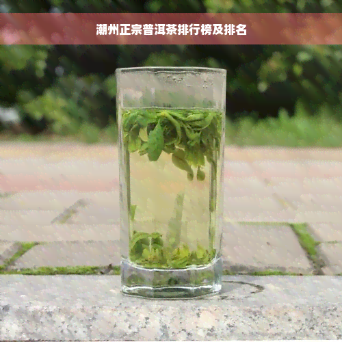 潮州正宗普洱茶排行榜及排名