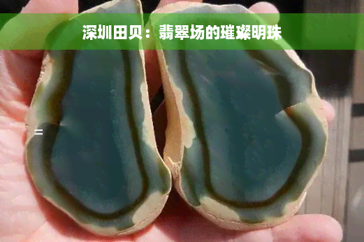 深圳田贝：翡翠场的璀璨明珠