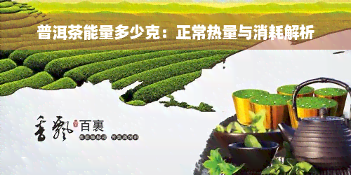 普洱茶能量多少克：正常热量与消耗解析