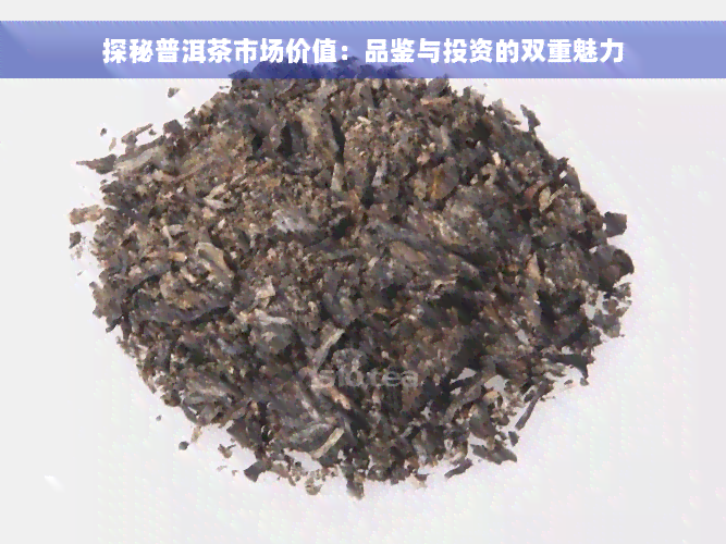 探秘普洱茶市场价值：品鉴与投资的双重魅力