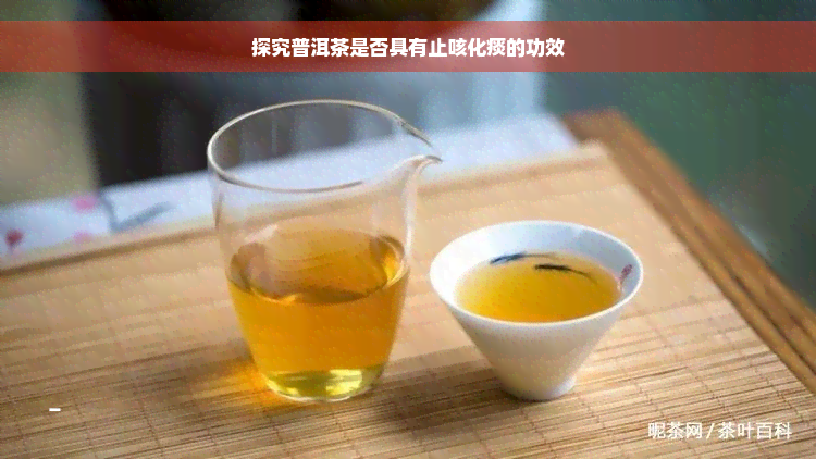 探究普洱茶是否具有止咳化痰的功效