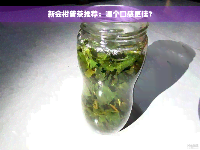 新会柑普茶推荐：哪个口感更佳？