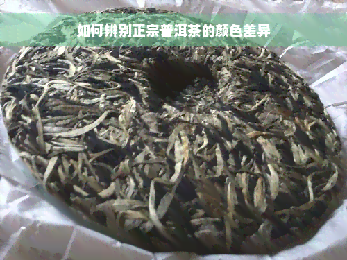 如何辨别正宗普洱茶的颜色差异