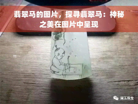 翡翠马的图片，探寻翡翠马：神秘之美在图片中呈现