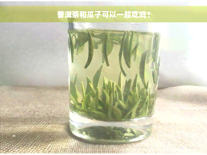 普洱茶和瓜子可以一起吃吗？