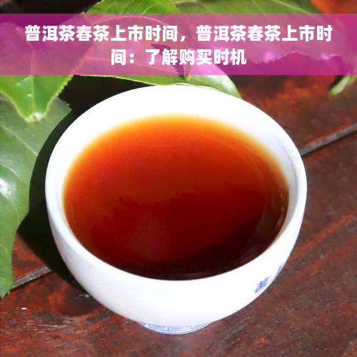 普洱茶春茶上市时间，普洱茶春茶上市时间：了解购买时机