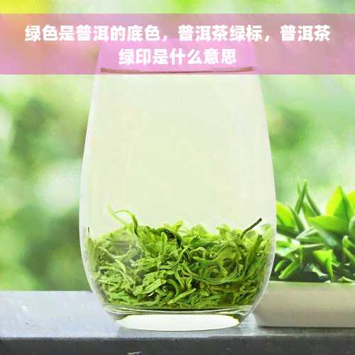 绿色是普洱的底色，普洱茶绿标，普洱茶绿印是什么意思