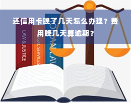 还信用卡晚了几天怎么办理？费用晚几天算逾期？