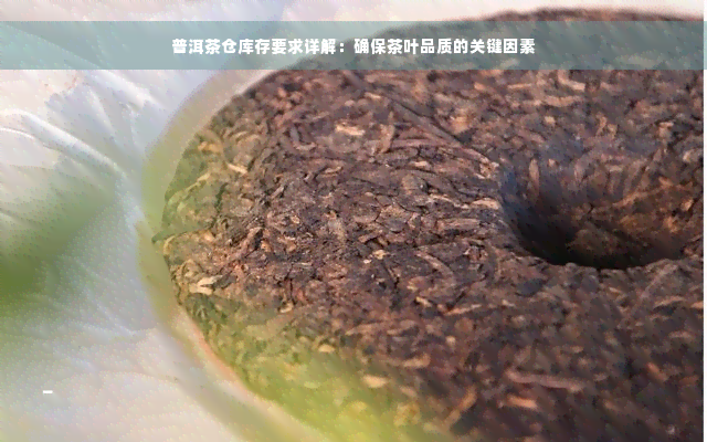 普洱茶仓库存要求详解：确保茶叶品质的关键因素