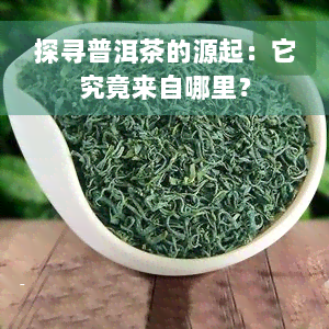 探寻普洱茶的源起：它究竟来自哪里？