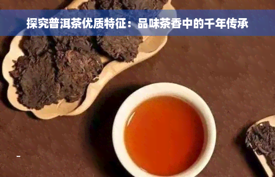 探究普洱茶优质特征：品味茶香中的千年传承