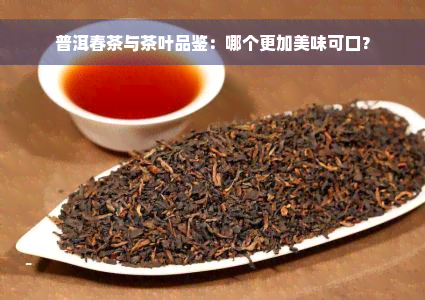 普洱春茶与茶叶品鉴：哪个更加美味可口？