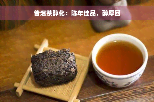 普洱茶醇化：陈年佳品，醇厚回