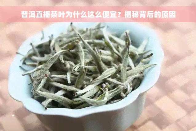 普洱直播茶叶为什么这么便宜？揭秘背后的原因