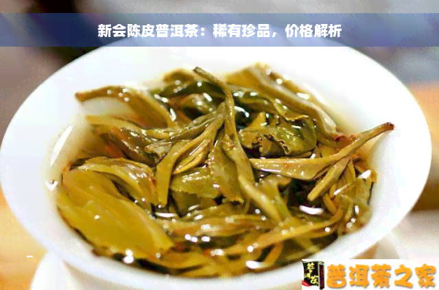 新会陈皮普洱茶：稀有珍品，价格解析