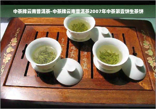 中茶牌云南普洱茶-中茶牌云南普洱茶2007年中茶第壹饼生茶饼