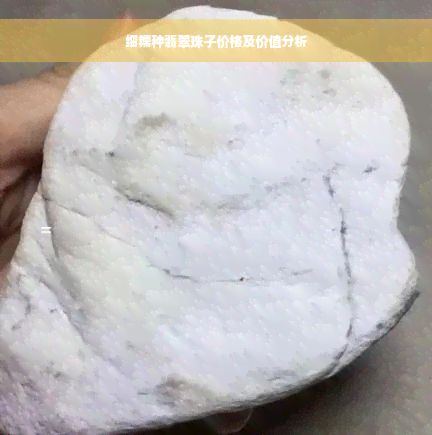 细糯种翡翠珠子价格及价值分析