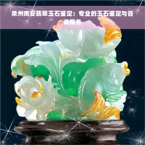 泉州南安翡翠玉石鉴定：专业的玉石鉴定与咨询服务