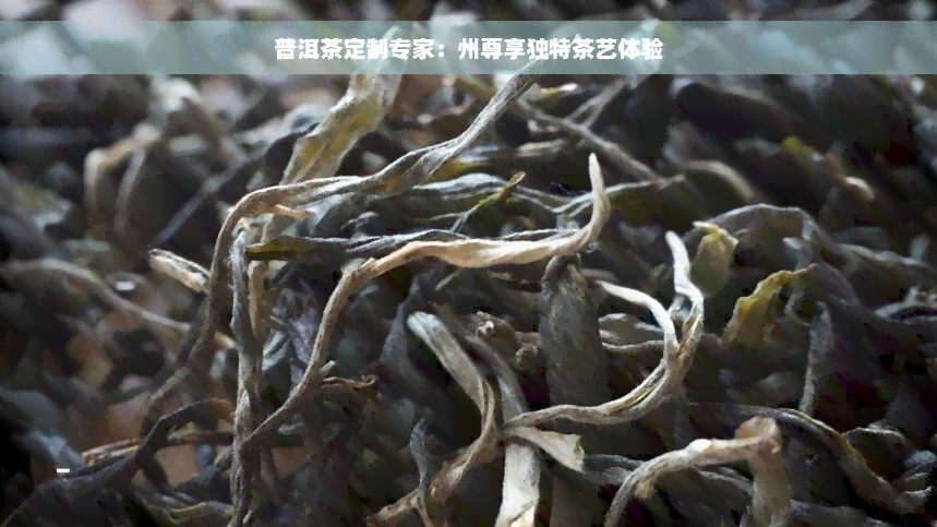 普洱茶定制专家：州尊享独特茶艺体验