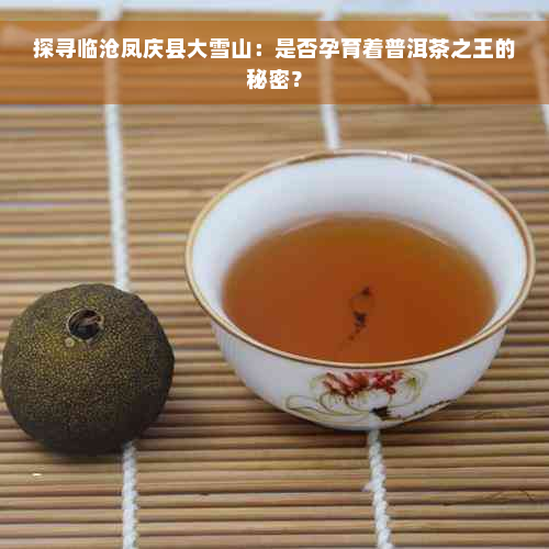 探寻临沧凤庆县大雪山：是否孕育着普洱茶之王的秘密？