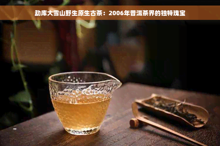 勐库大雪山野生原生古茶：2006年普洱茶界的独特瑰宝