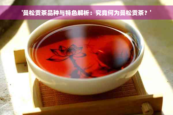'曼松贡茶品种与特色解析：究竟何为曼松贡茶？'