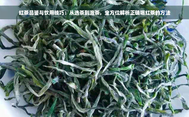 红茶品鉴与饮用技巧：从选茶到泡茶，全方位解析正确喝红茶的方法