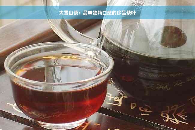 大雪山茶：品味独特口感的珍品茶叶