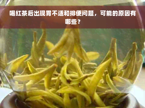 喝红茶后出现胃不适和排便问题，可能的原因有哪些？