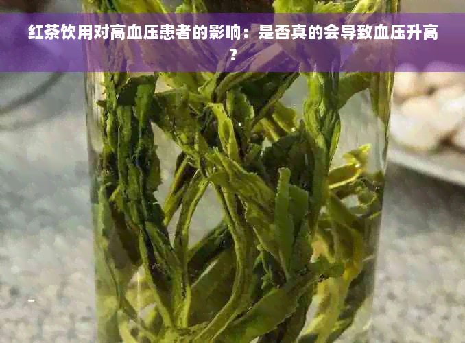 红茶饮用对高血压患者的影响：是否真的会导致血压升高？