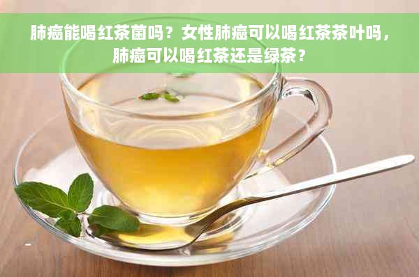 肺癌能喝红茶菌吗？女性肺癌可以喝红茶茶叶吗，肺癌可以喝红茶还是绿茶？