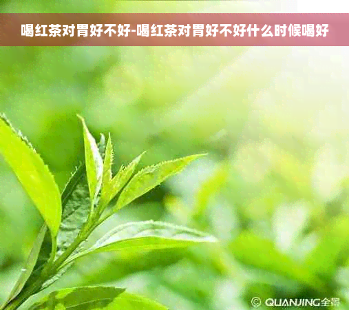 喝红茶对胃好不好-喝红茶对胃好不好什么时候喝好