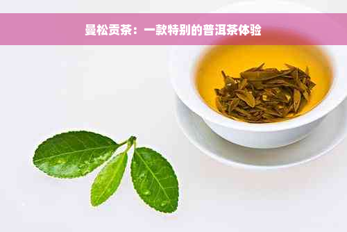 曼松贡茶：一款特别的普洱茶体验