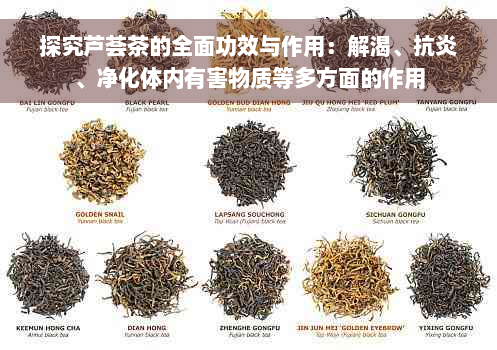 探究芦荟茶的全面功效与作用：解渴、抗炎、净化体内有害物质等多方面的作用