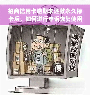 招商信用卡逾期未还款永久停卡后，如何进行申诉恢复使用？