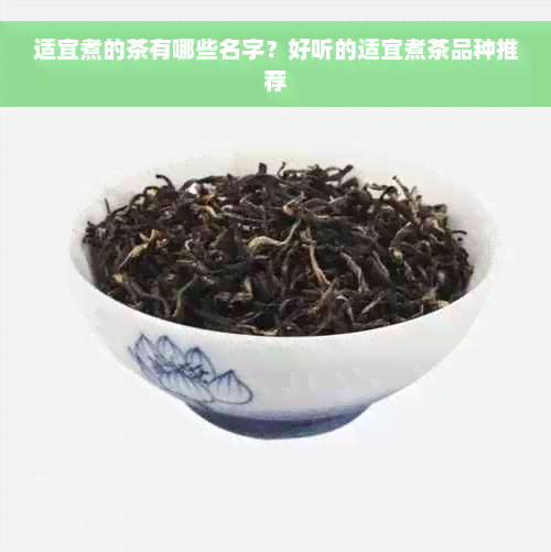 适宜煮的茶有哪些名字？好听的适宜煮茶品种推荐