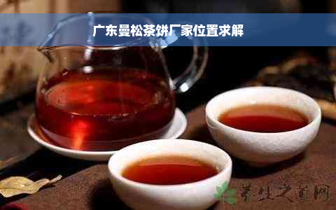 广东曼松茶饼厂家位置求解