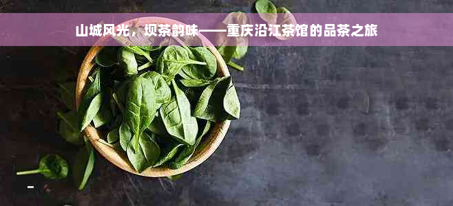 山城风光，坝茶韵味——重庆沿江茶馆的品茶之旅