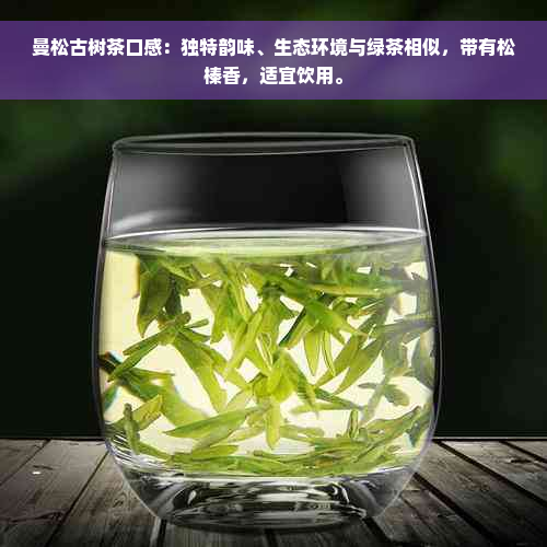 曼松古树茶口感：独特韵味、生态环境与绿茶相似，带有松榛香，适宜饮用。