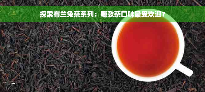 探索布兰兔茶系列：哪款茶口味更受欢迎？