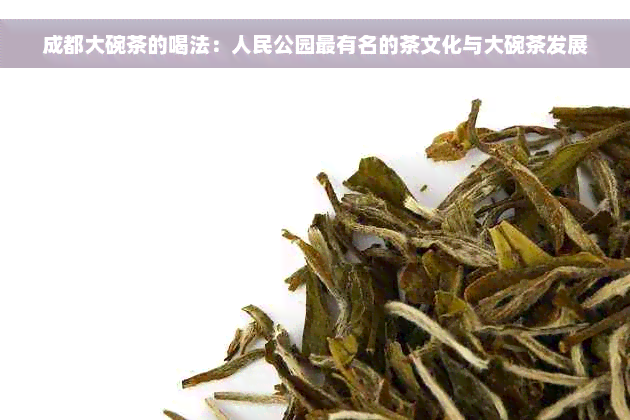 成都大碗茶的喝法：人民公园最有名的茶文化与大碗茶发展