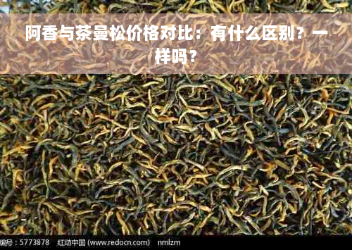 阿香与茶曼松价格对比：有什么区别？一样吗？