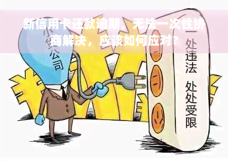 新信用卡还款逾期，无法一次性协商解决，应该如何应对？