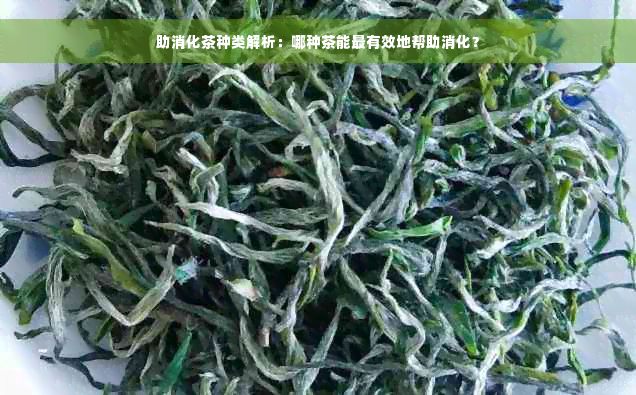 助消化茶种类解析：哪种茶能最有效地帮助消化？