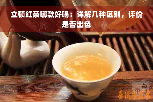 立顿红茶哪款好喝：详解几种区别，评价是否出色